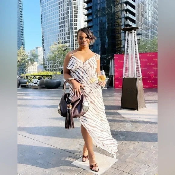 Women's Ruffle Ankle Length Dress - Future Collective™ with Jenee Naylor - Picture 8 of 8